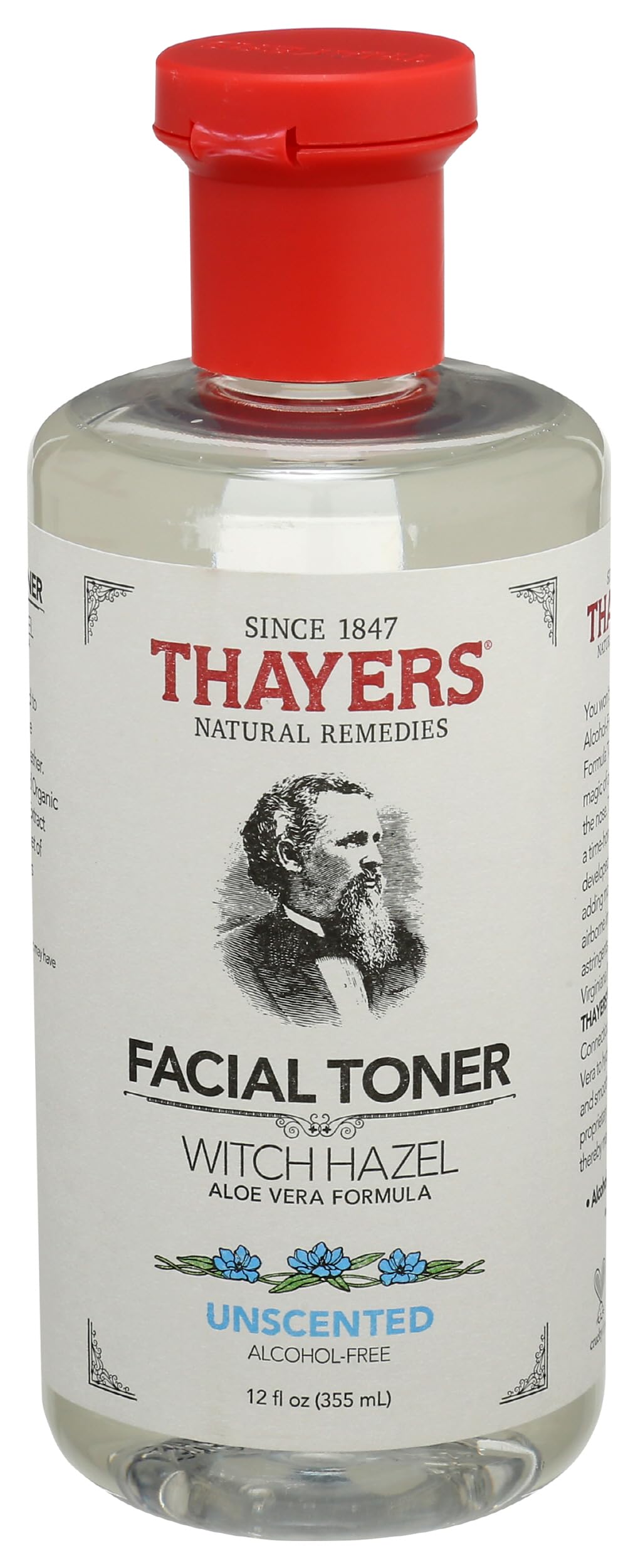 Thayers Unscented Alcohol-Free Toner with Witch Hazel & Aloe Vera 355ml