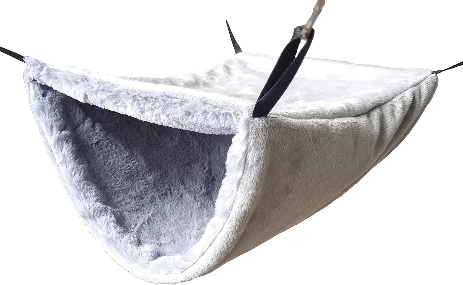 PAWSINSIDE Ferret Hammock Small Animals Soft Plush Double Bunkbed Cage Hanging