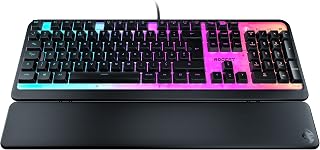 Roccat Magma - Membrane Gaming Keyboard with RGB Lighting (UK Layout), black
