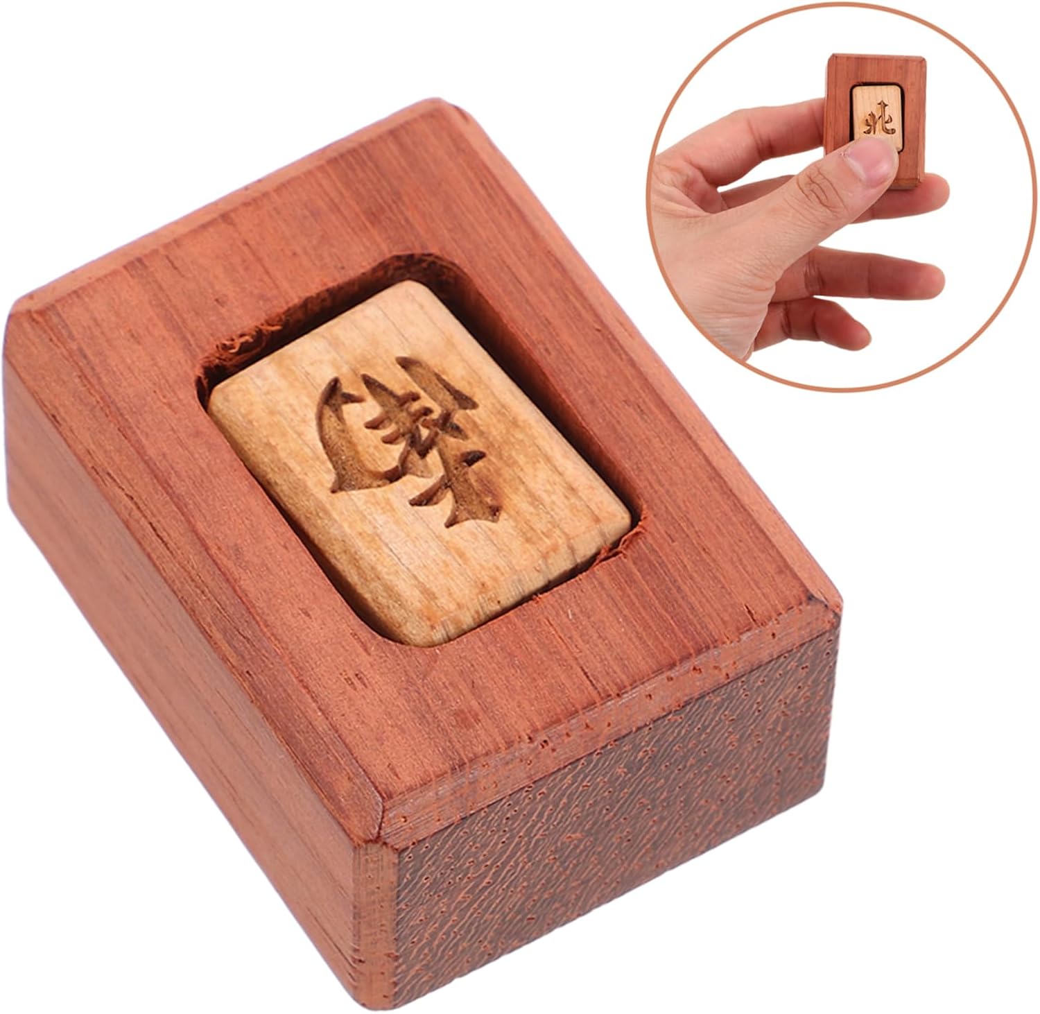 KOMBIUDA Mahjong Wind Indicator Essential Mahjong Accessory for American and Chinese Games Enhances Gameplay Experience for Professionals and Casual Players Sturdy Wooden Design