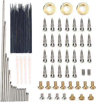 Saxophone Repair Kit, Alto Sax Repair Maintenance Kit, Sax Screws for Repairing Alto Saxophone Replacement Parts