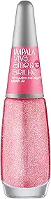 ESMALTE IMPALA VIVA AME E BRILHE GLITTER 3D NINGUEM ME SEGURA COMERCIAL