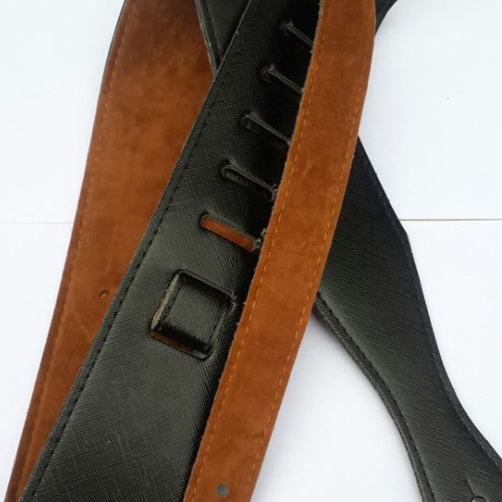 Rayzm Gitaarriem/basriem, Polyester Draagriem Voor Akoestisch Elektrische Gitaar Of Bas Inclusief Plectrumhouder En Cool Doodskopdesign 5 Cm Breed Lengte Verstelbaar Van 97 Tot 155 639464192