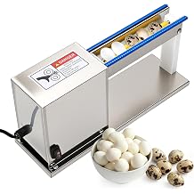 Electric Quail Egg Peeler, 28W Stainless Steel Commercial Shelling Machine with Food-Grade Tubing for Home and Business Use