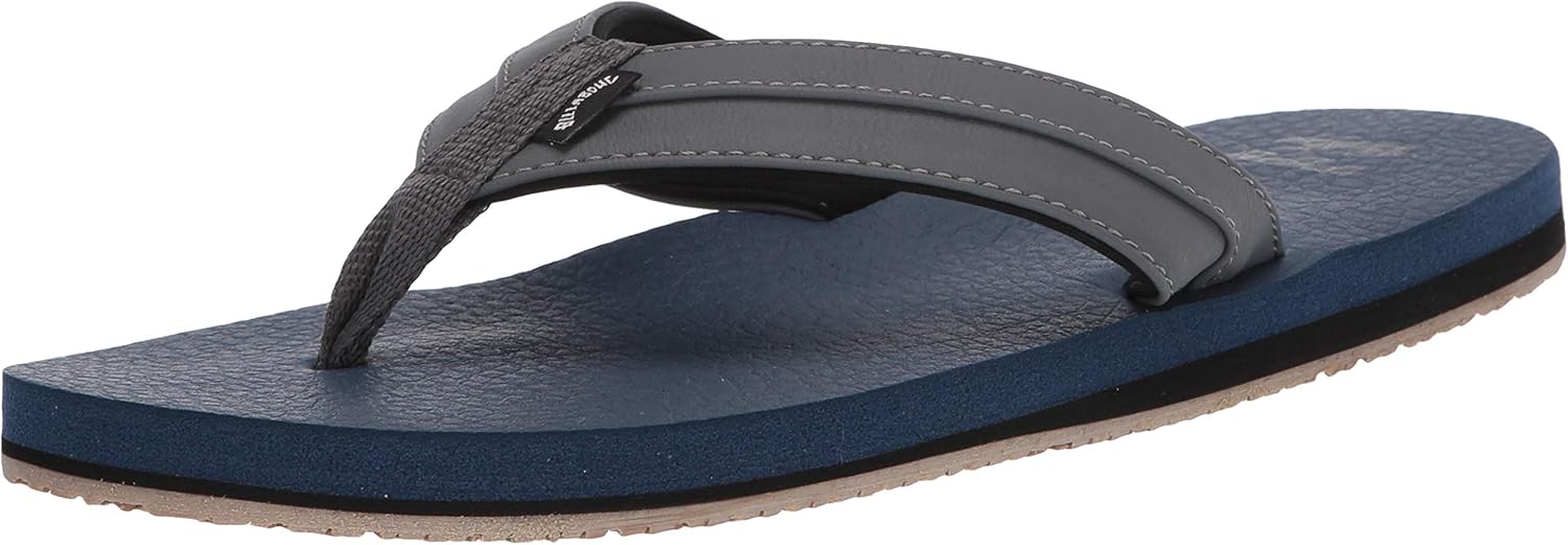 Billabong Men's All Day Impact Cush Sandal Flip-Flop, Blue, 11
