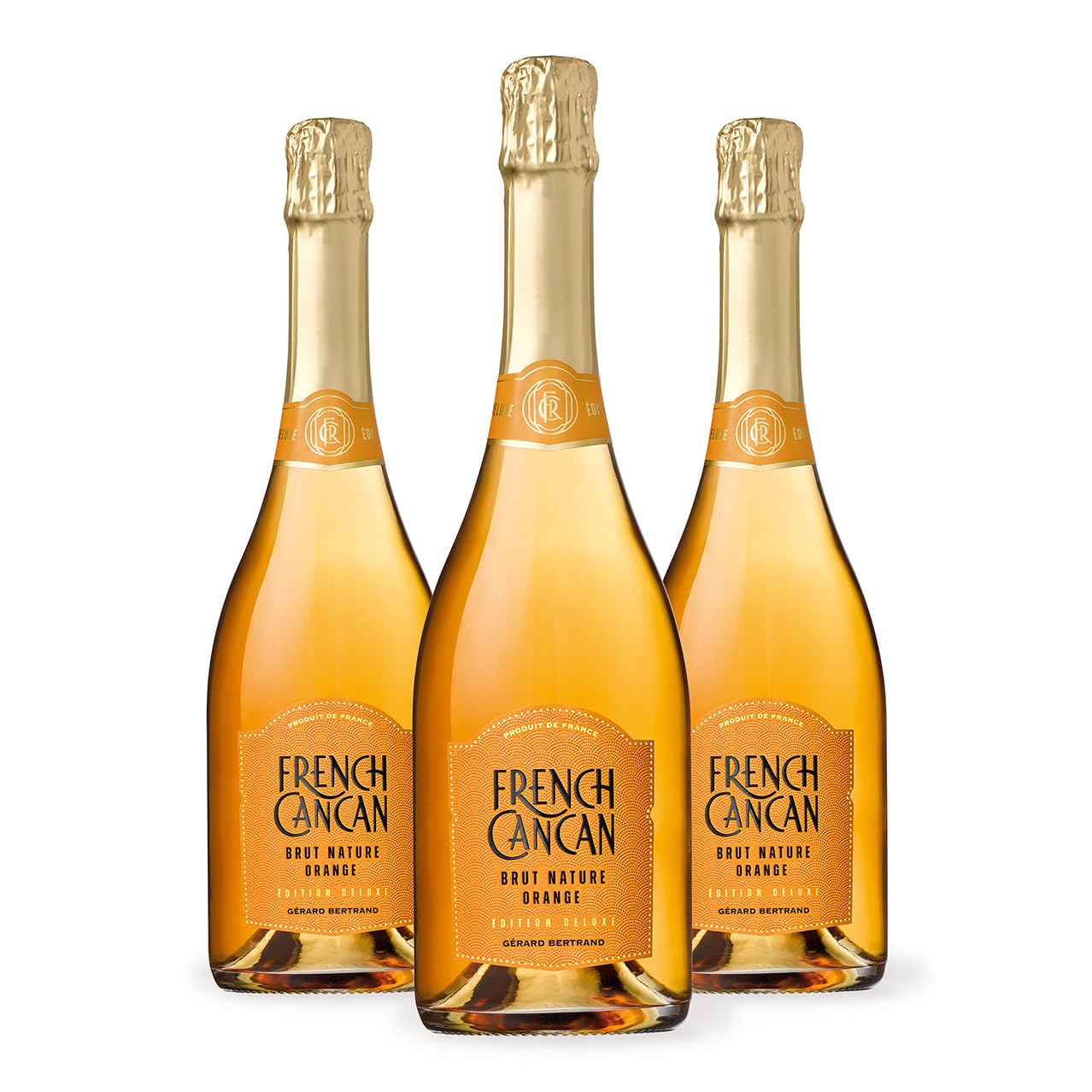 French Cancan Brut Orange Bio Vin de France 2023 – Lot 3 bouteilles 75cl vin orange