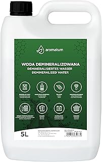 Sillar Aromatum Agua Destilada 5L – Agua Pura y Sin Minerales para Baterías, Plancha, Humidificadores, Cosméticos, Industria y Laboratorios