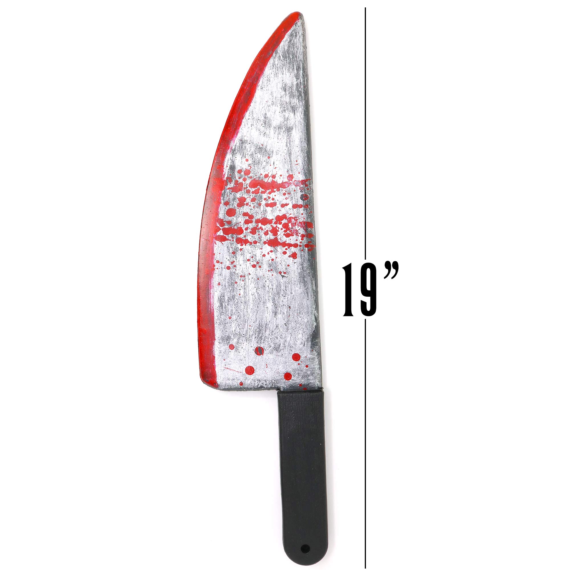 Skeleteen Bloody Butcher Knife Prop Blood Stained Fake Costume Knives