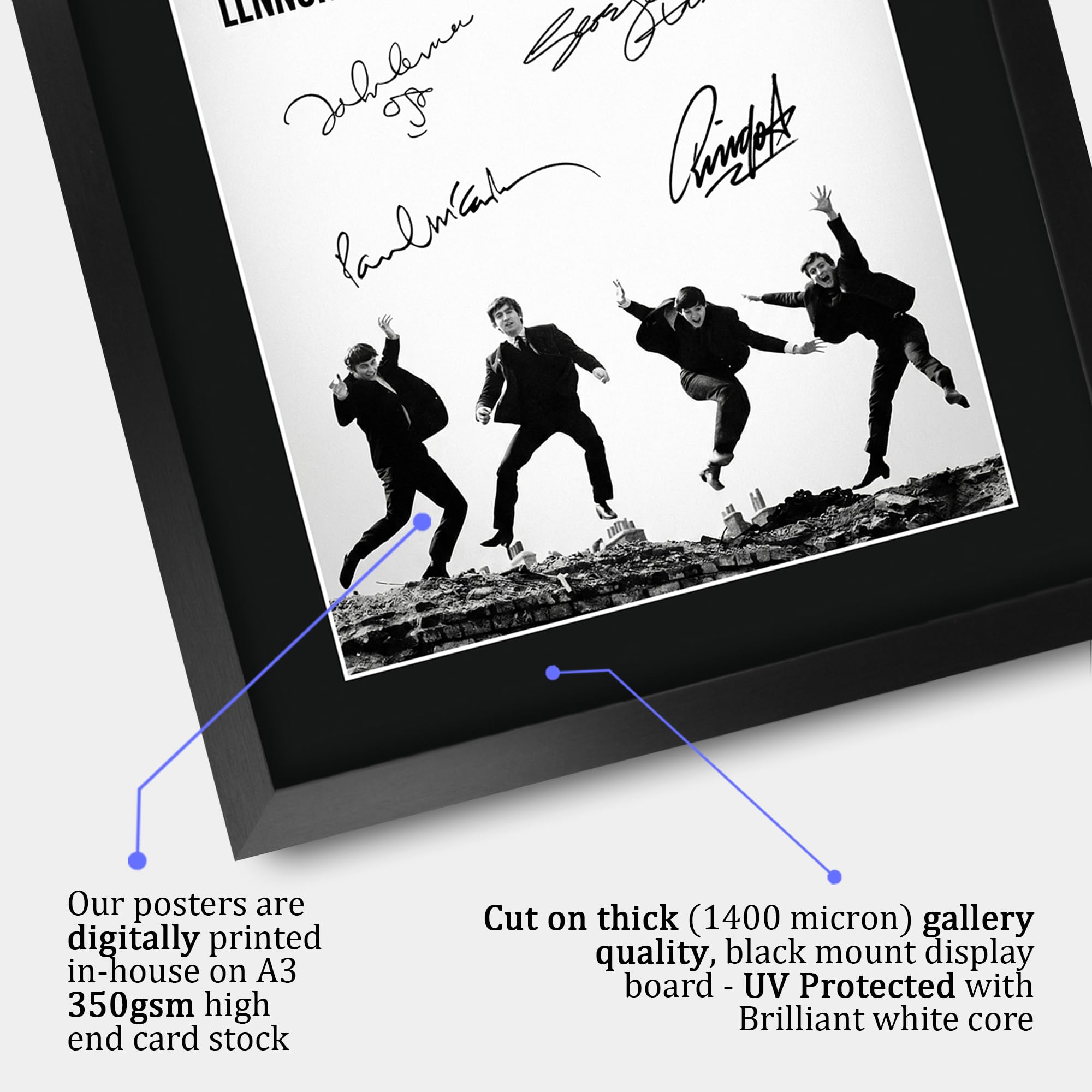 Amazon.co.jp: HWC Trading The Beatles Music Gifts サイン入りサイン