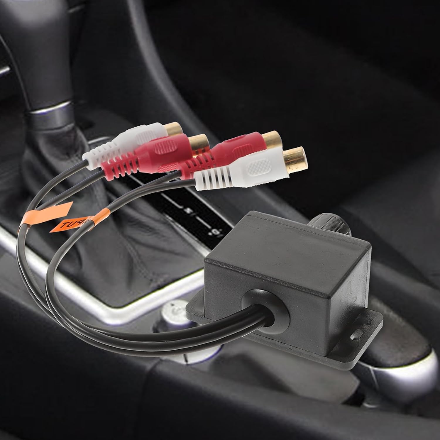 3pcs Car Amplifier Volume Control Knobs RCA Remote Bass Controller for Subwoofer Level Adjustment Compatible with Dc 12v Car Audio Systems