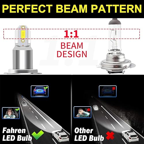 Miniatura 4 de Atokrtact Bombillas LED antiniebla 9006, 120 W, alta potencia, 3000 K, amarillo dorado, H7, bombillas antiniebla, 6500 K, xenón blanco