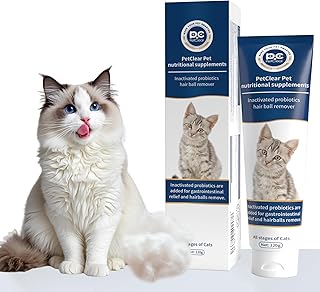 Lösung für Katzenhaarballen Reduziert den Haarausfall bei Katzen, nährt und pflegt das Fell Keine Futterlockstoffe.120g