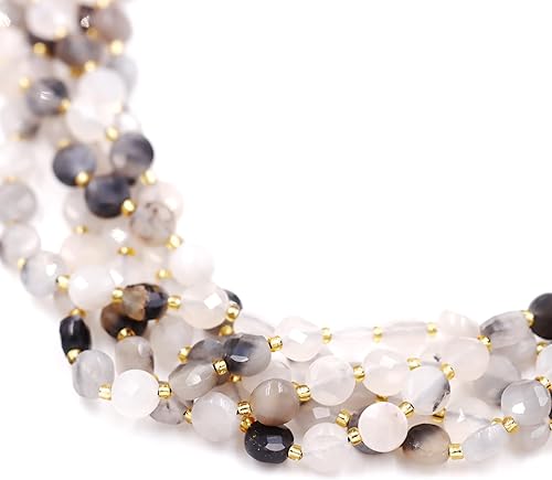 Miniatura 466 de Cuentas de piedras preciosas de primera calidad para la fabricación de joyas, cuentas de piedra natural preciosa al por mayor, 2 hebras de granate