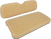Vista 1 de Cojines de repuesto para asiento delantero para carrito de golf EZGO TXT 1994-2013, marrón