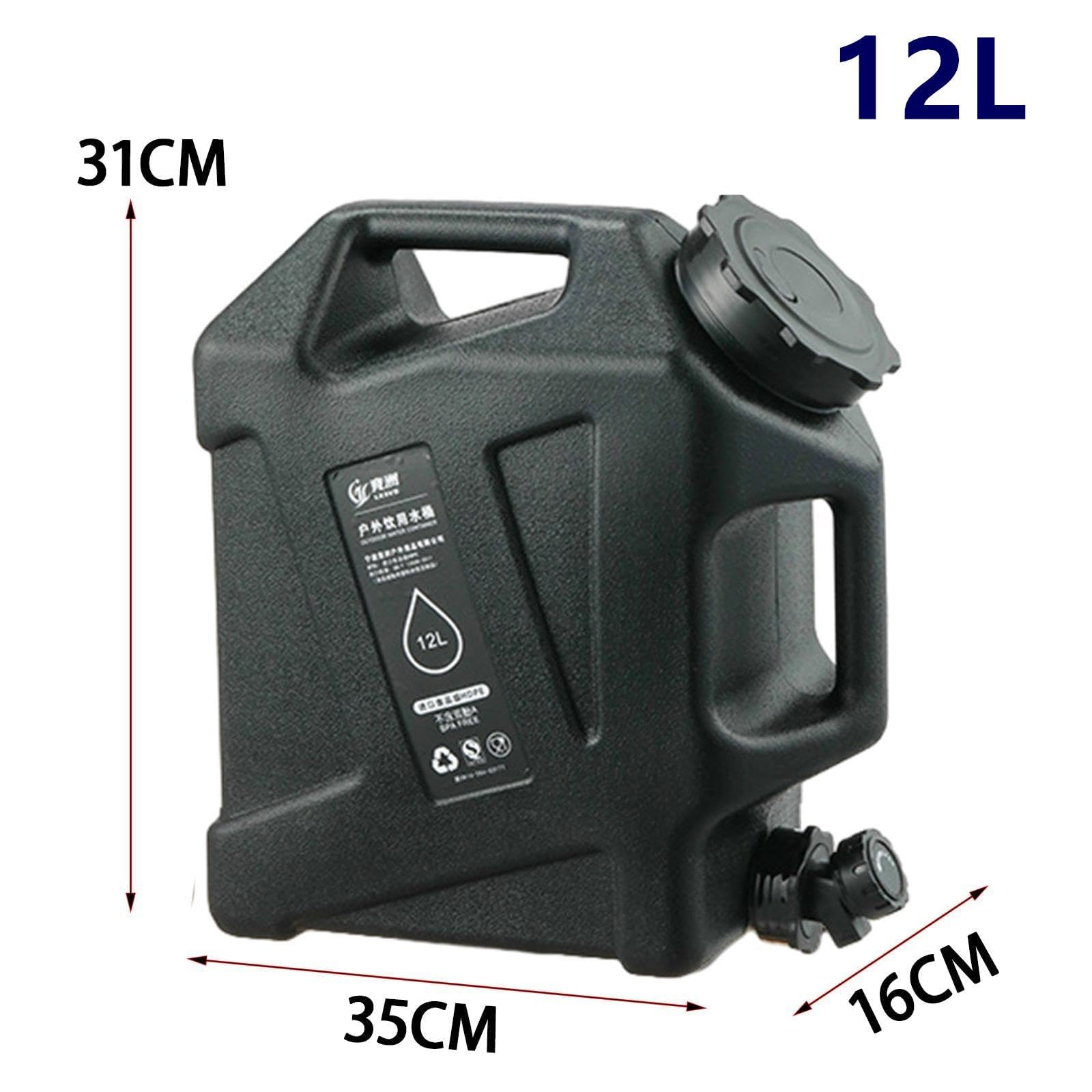 Amazon.co.jp: 12L水容器 水バケツ付き ウォータータンク ポリタンク 