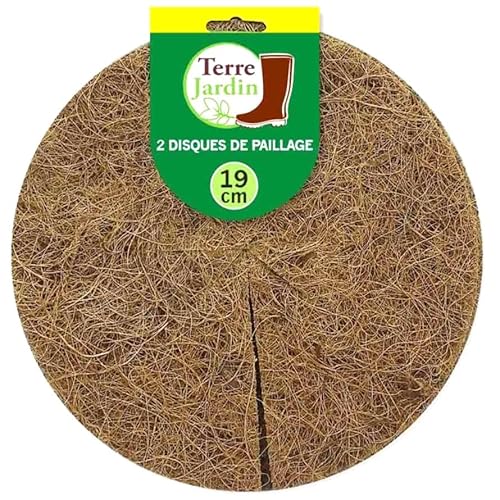 Conjunto de 2 Discos de mantillo de Fibras de Coco Naturales