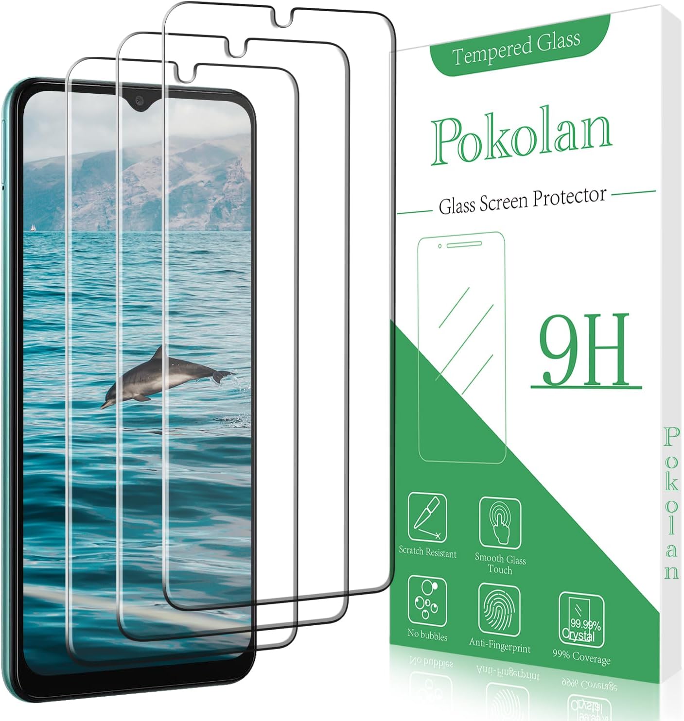 ( Designed For Galaxy A13 Tempered Glass Screen Protector,