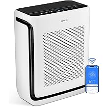 LEVOIT Air Purifiers for Home Large Room Up to 1875 Ft&sup2; with Washable Pre-Filter, AHAM VERIFIDE, Air Quality Monitor, HEPA Sleep Mode for Allergies, Pet Hair in Bedroom, Vital 200S-P, White