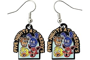 Exquisite FNAF Earrings: Adorn Yourself with Enchanting Horror