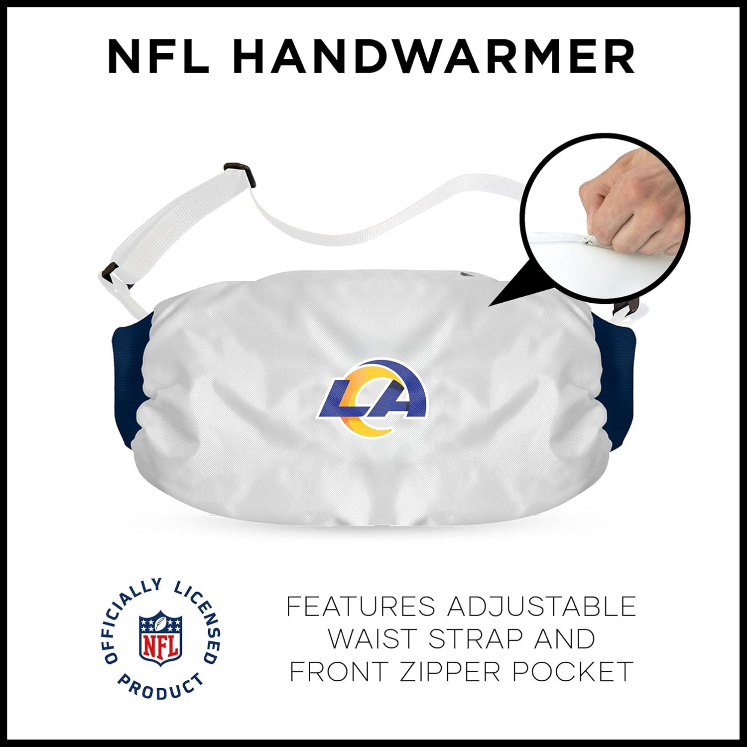 Los Angeles Rams Hand Warmer Back View