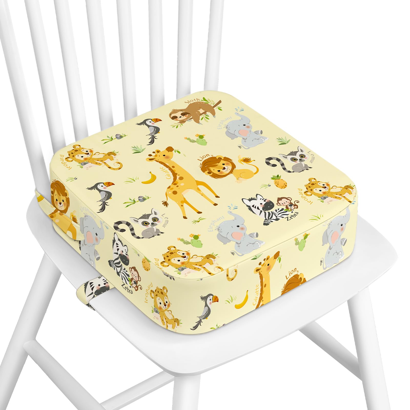 Wooshwa Kids Booster Seat for Dining Table, 4" Kids Booster Seat for Chair