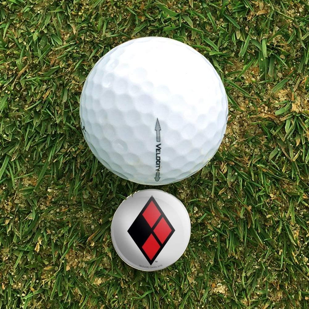 review GRAPHICS & MORE Harley Quinn Diamond Logo Golf Divot Repair Tool and Ball Marker
