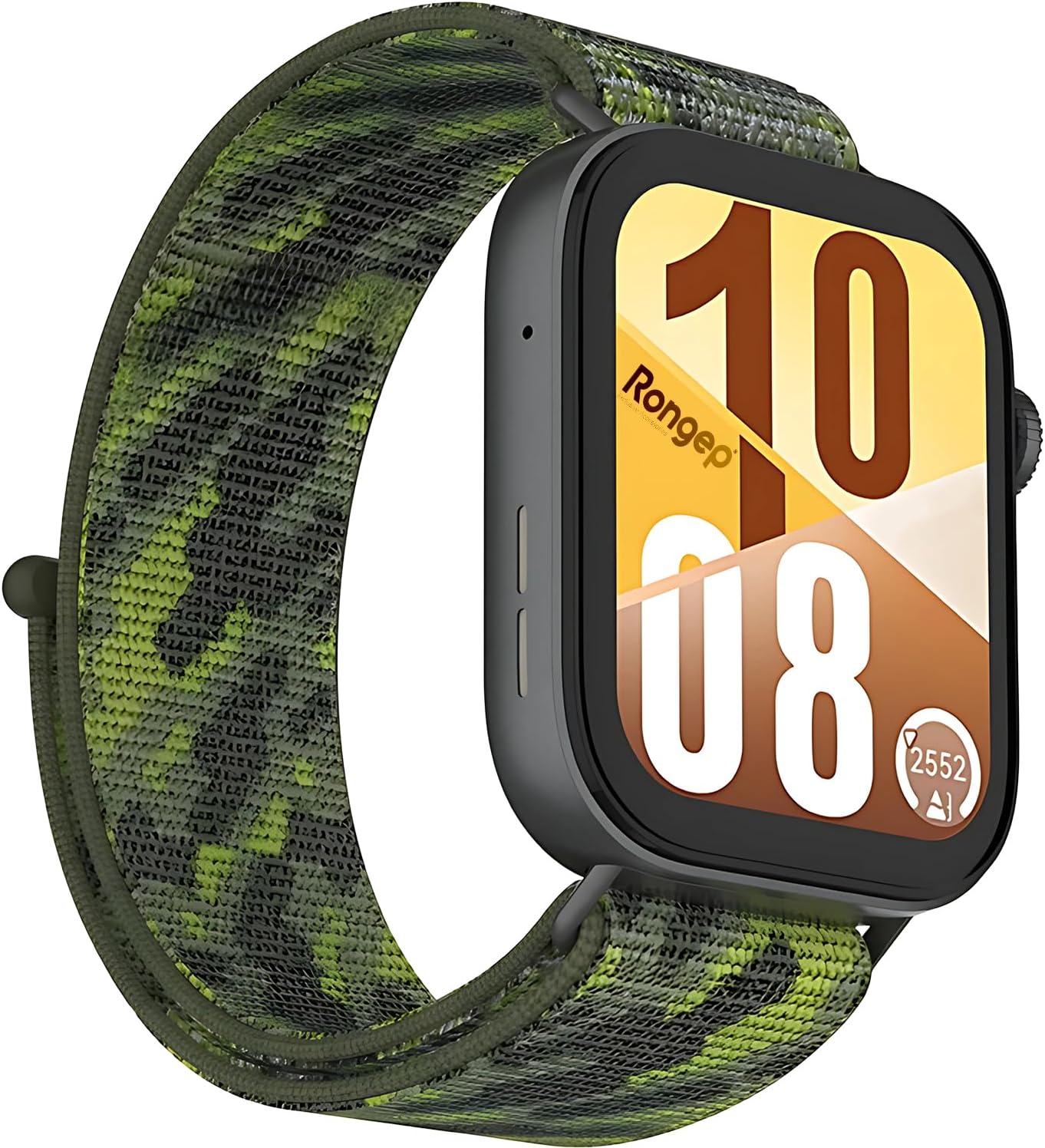 Rongep [Sport Loop] Huawei Watch Fit 5/Fit 5 Pro/Fit 4/Fit 4 Pro/Fit 3 ile Uyumlu Kumaş Kordon Yumuşak ve Konforlu Fit5 Kordonu Cırt Cırtlı Nefes Alabilen Terletmeyen Fit 5 Pro Kordon