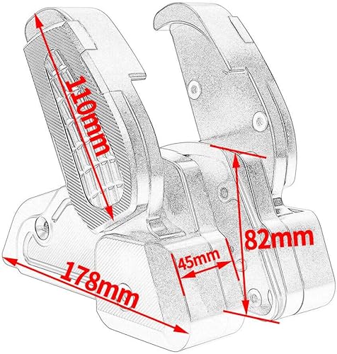 Miniatura 8 de Estriberas plegables para motoneta, extensión de pedal para reposapiés trasero para Ve-spa Primavera Prima Sprint 125 150 Prima125 Prima150 LXV150
