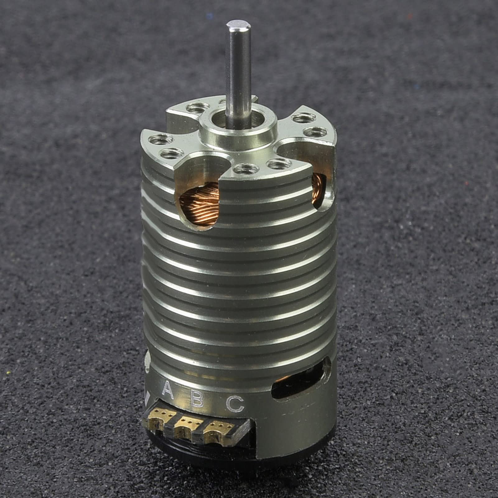 Motor sin Escobillas, Construcción de Metal, Motor de Alto par de 2 5500 KV para Carreras de Coches Modelo RC 1/24 1/28