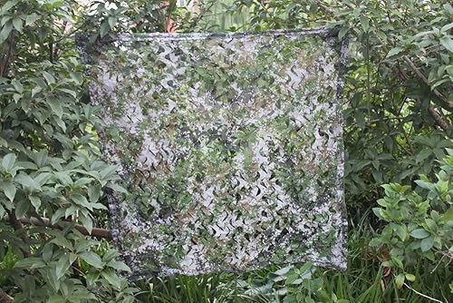 Vista 35 de LOOGU - Red de camuflaje militar para caza y acampada, 6.5 x 10 pies, 6.5 x 26 pies, 10 x 10 pies, 10 x 13 pies, 10 x 16.5 pies, 13 x 16.5 pies