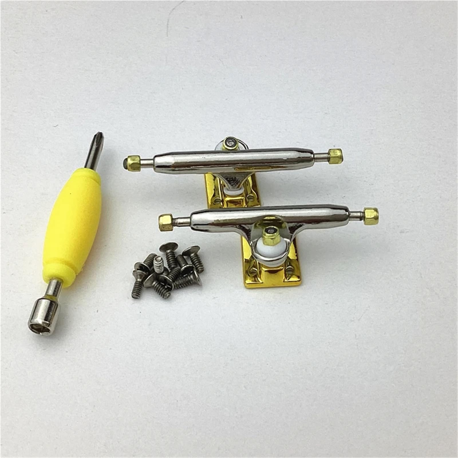 Lot de 2 trucks de skateboard à axe unique 34 mm
