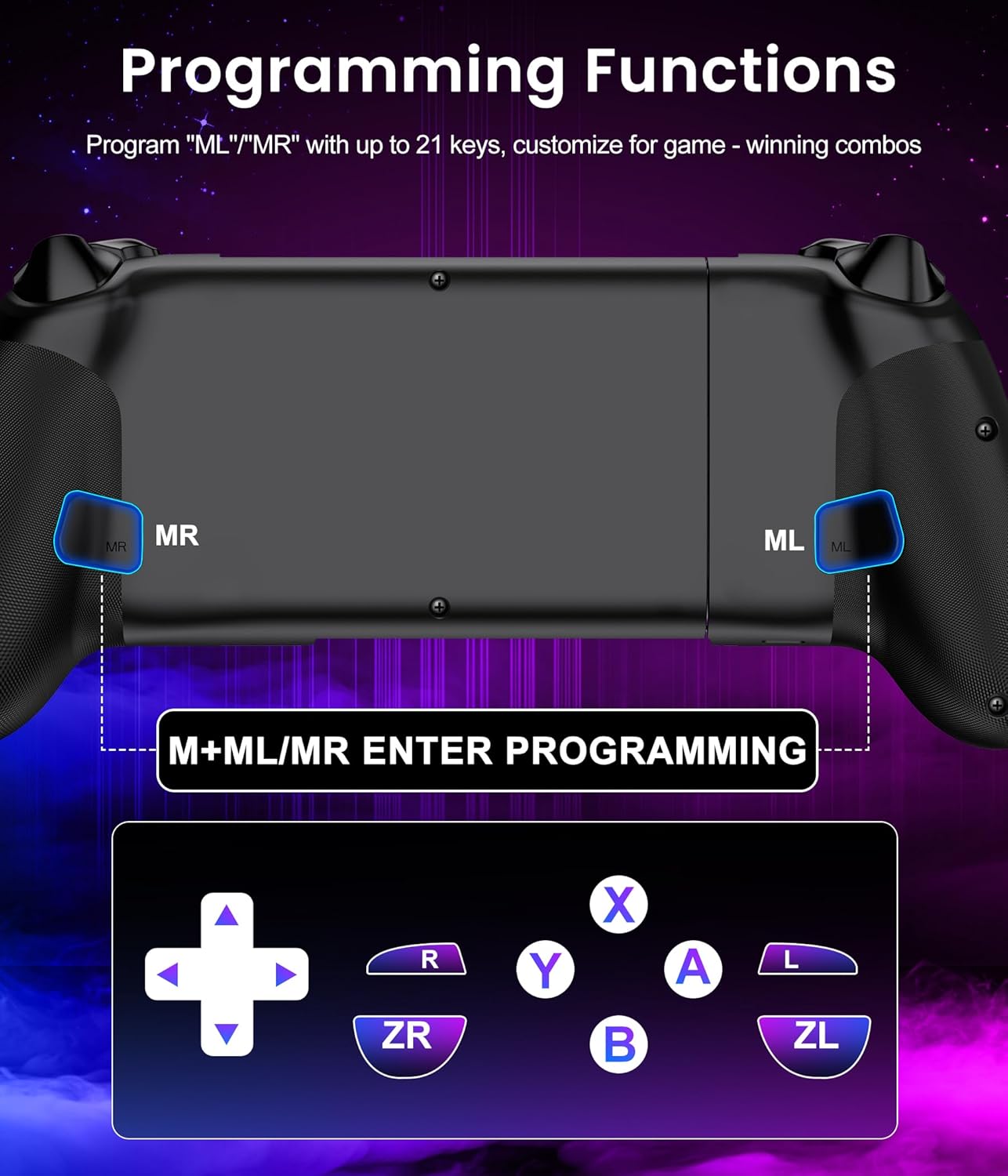 【Anti-Drift & Fast-Connect】Wireless Gaming Controller for iPhone/Android, Hall Joystick&Trigger Bluetooth Phone Controller, Handheld Game Console Quality - For Cloud Gaming,Genshin Impact,Roblox,Call of Duty 10 71zfFPqfqrL. SL1500