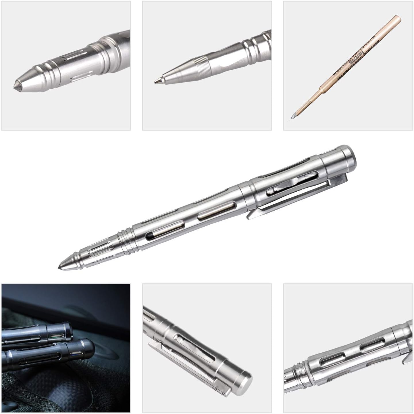 Hot Deals MecArmy TPX33 Titanium Tactical Pen|Anti-roll concave-convex shell with Comfortable grip|Fisher Space Refill and Pocket Clip included 70% Off Discount MecArmy TPX33 Titanium Tactical Pen|Anti-roll concave-convex shell with Comfortable grip|Fisher Space Refill and Pocket Clip included