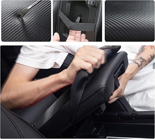 Vista 141 de YEE PIN Civic - Funda para reposabrazos Civic de 10ª generación, tapas para reposabrazos Civic Thenice para 10ª generación Civic 2018-2021, cubierta