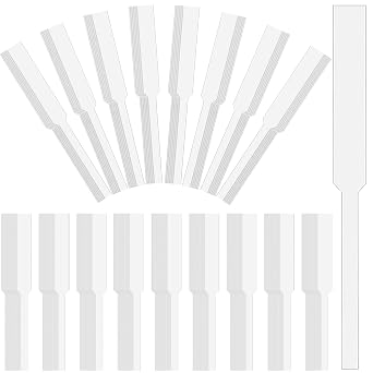 200Pcs Disposable Perfume Test Strips,Fragrance Tester Strips Fragrance Blotter Strips Scented Cards Essential Oil Diffuser Strip,Used to Test Fragrance of Perfume Essential OilWhite