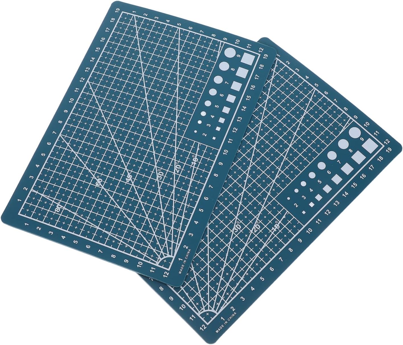 TEHAUX Quilting Cutting Pads Cutting Mat 2pcs Extra Large Pvc Self-healing Cutting Mats Measuring Mat Titanium Cutting Mat for Sewing