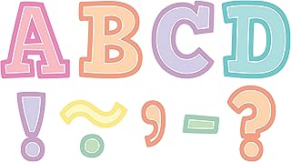 Teacher Created Resources Pastel Pop Bold Block 3" Magnetic Letters