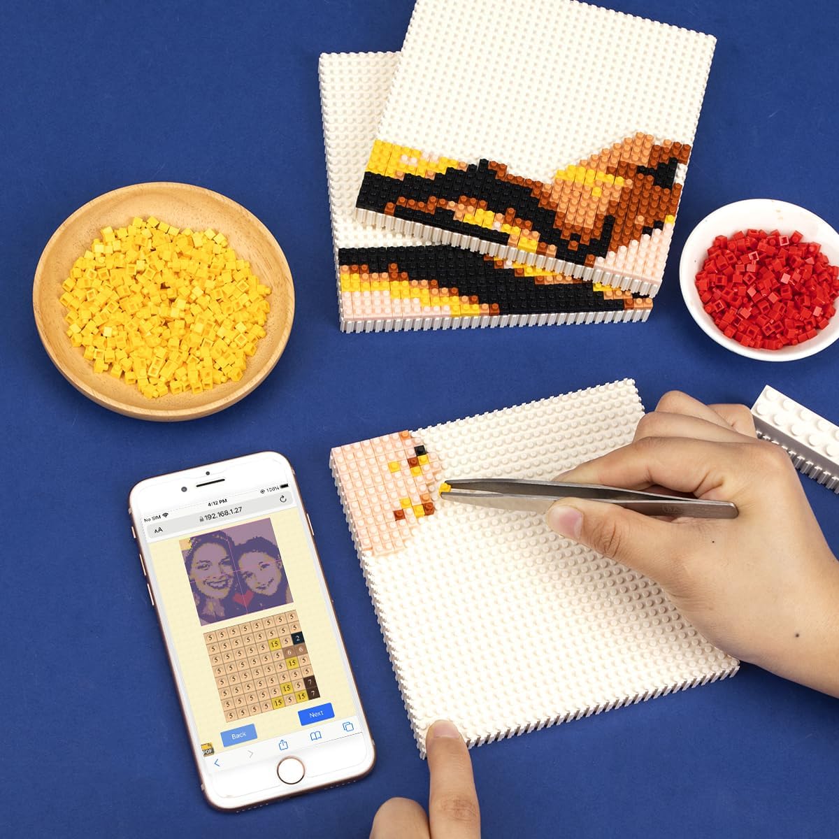 Amalia Micro Brick Pixel Art: Transform Any Photo into Mosaic Art | A Sanctuary for The Soul - Warmth