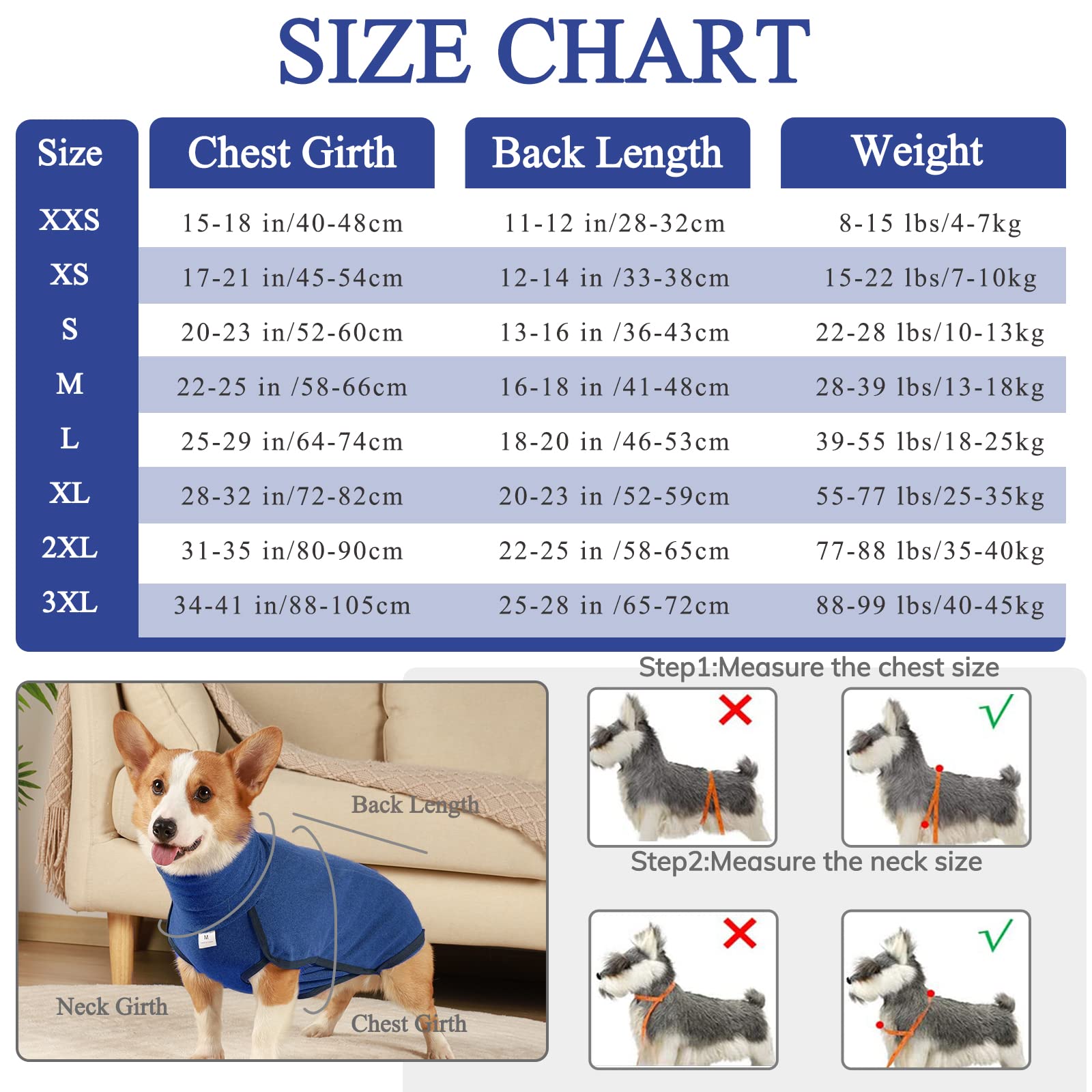 Hjyokuso Dog Jumper Fleece Vest Sweater, Warm & Lightweight Pullover Pajama Coat - Image 3
