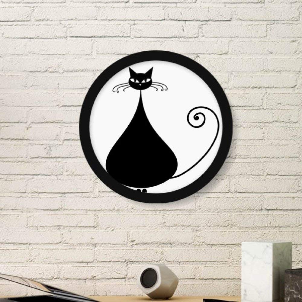 Peinture chat noir decoration pour les passionnes d'art animalier