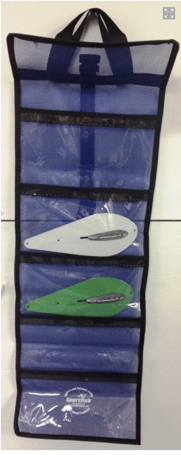 5 Pocket Foldable Mesh Bunker Spoon Lure Carry Bag
