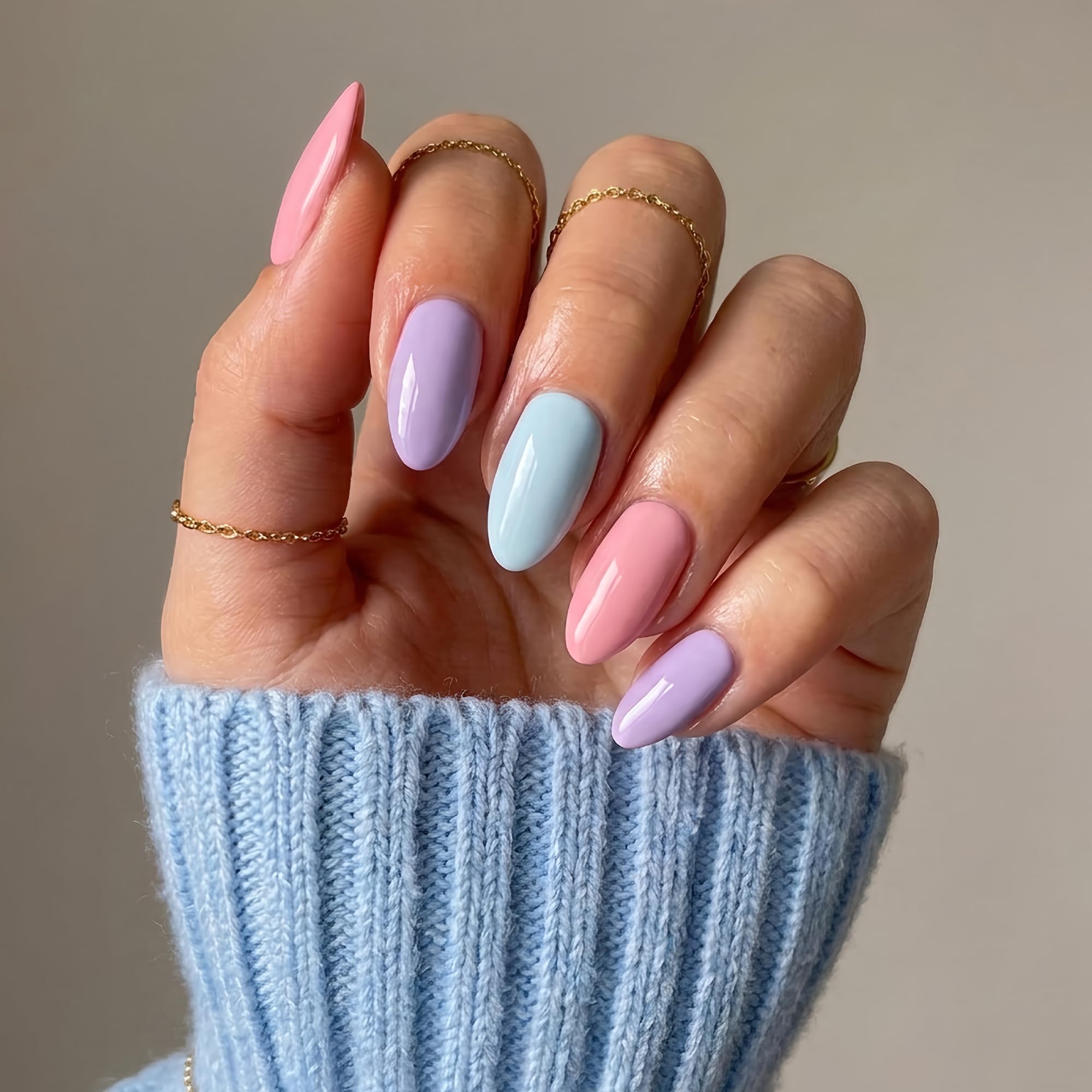 Aprés Mini Gel Color Starter Kit con lámpara UV LED de uñas (Pastel