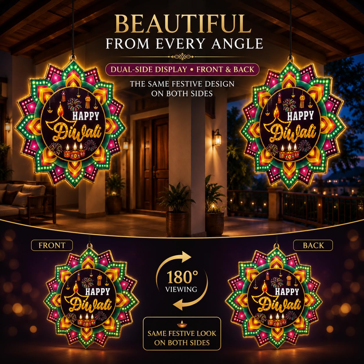 Gesto Diwali Lights - Festive Home Decoration -3 Gesto Diwali Lights - Festive Home Decoration -3