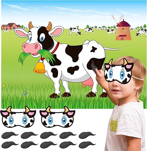 Miniatura 9 de NEBURORA Pin The Horn on The Unicorn con 30 piezas de cuernos unicornio suministros para fiesta de cumpleaños para niñas juego de fiesta de