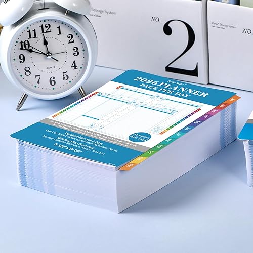 Miniatura 9 de Recambios de planificador 2024-2025  julio 2024  junio 2025, planificador diario y mensual de dos páginas por día, 8.38 x 5.51 pulgadas,