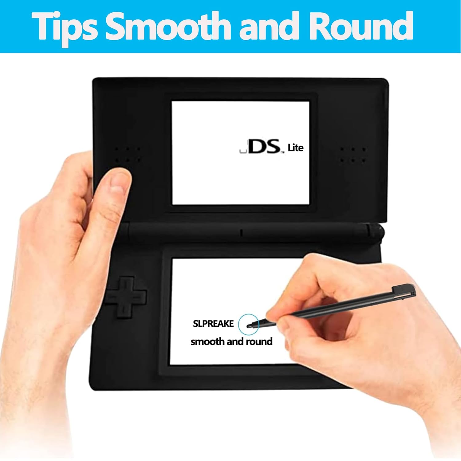 USB Charging Cable and 5Pcs Stylus Pen for DS Lite,3.28Ft USB Charging Cord Compatible with NDS Lite 7