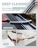 Vista 2 de SXhyf Cepillo de limpieza para grietas - Cepillo de limpieza de lechada, suministros de limpieza para el hogar, herramientas de limpieza de huecos