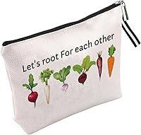 Vista 11 de Bolsa de maquillaje inspirada para mujer, bonita bolsa de cosméticos para amigos y familia, bolsa de aseo de viaje, bolsa de cosméticos portátil