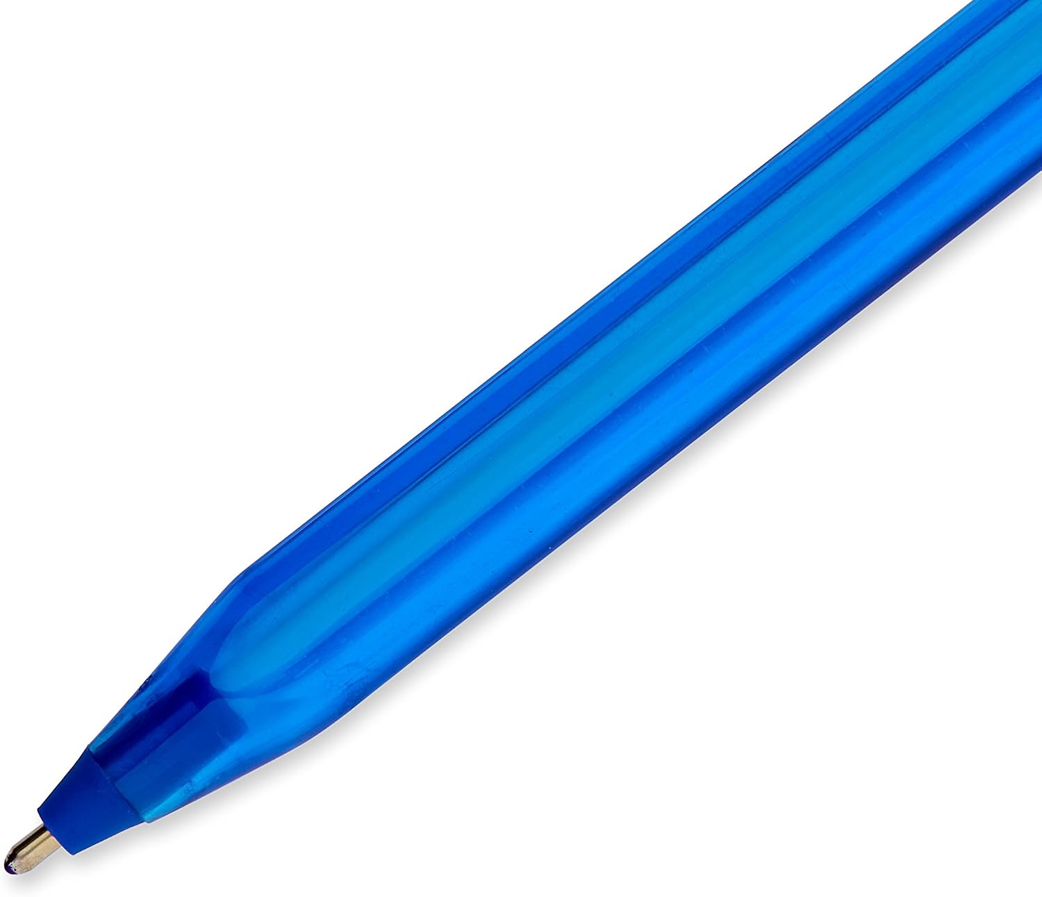 Paper Mate 100ST Ballpoint Pen, Capped, Blue, Single (1783152)
