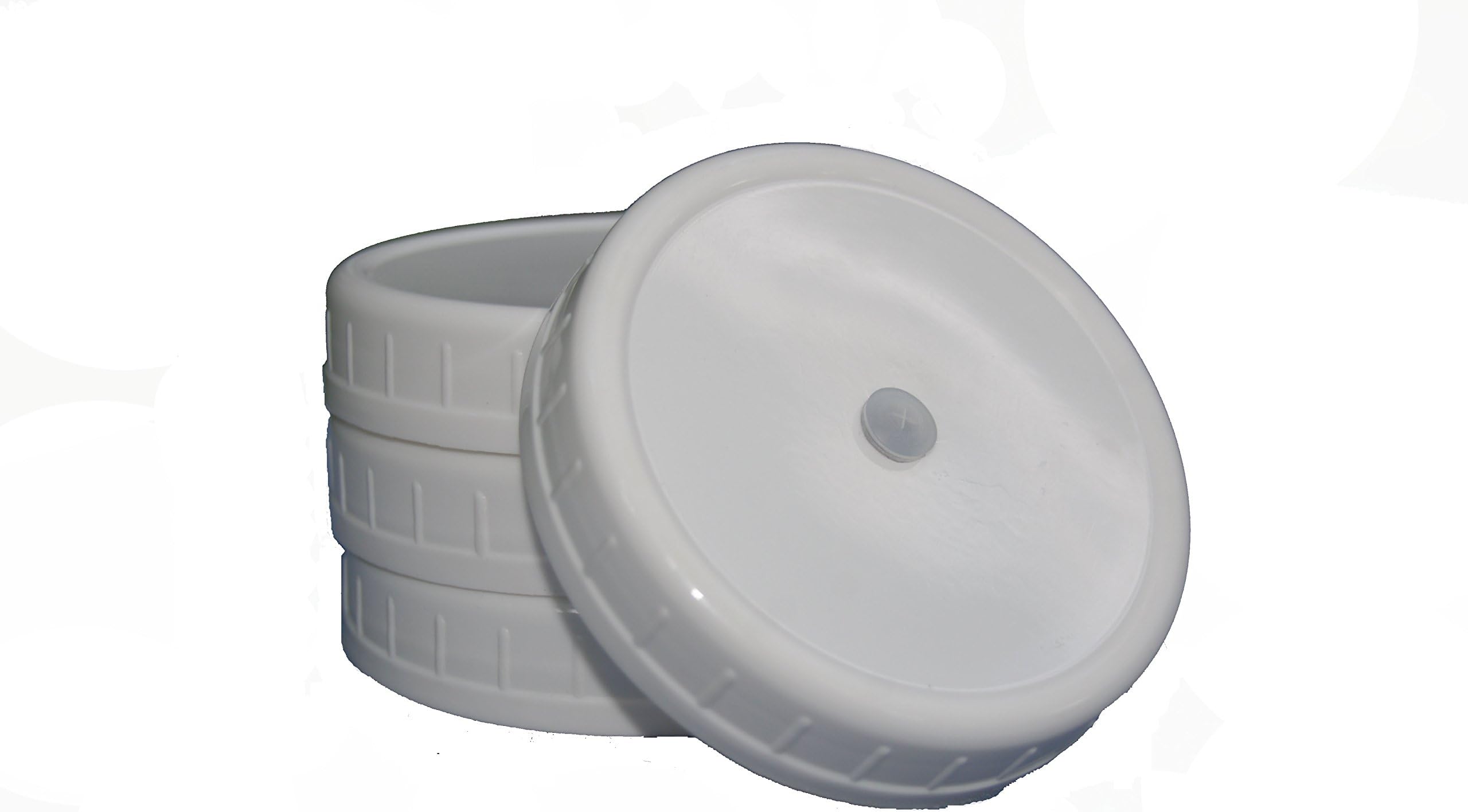 Picklemeister Waterless Silicone Airlock Fermentation lids for mason jars 4 pack (wide mouth)